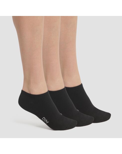 3 pares de calcetines negros de algodón Nice Price