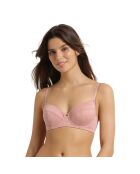 Rosafarbener Cosy Time Triangel-BH