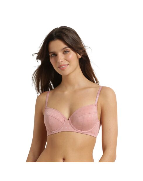 Rosafarbener Cosy Time Triangel-BH