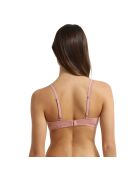 Rosafarbener Cosy Time Triangel-BH