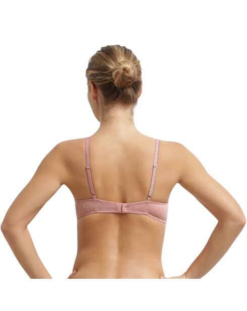 Rosafarbener Cosy Time Triangel-BH