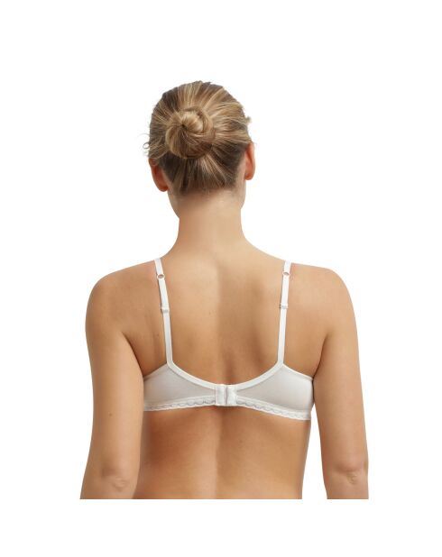 Ivoorkleurige katoenen dagbeha