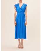 Königsblaues Bonbonkleid