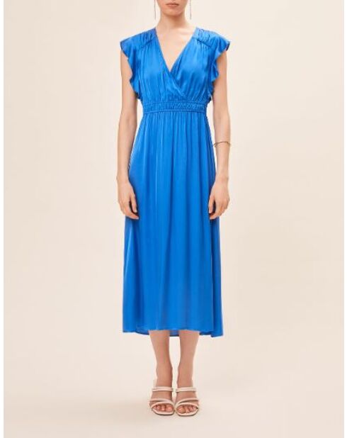 Königsblaues Bonbonkleid