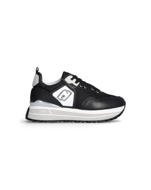 Sneakers Maxi wonder en cuir Noires