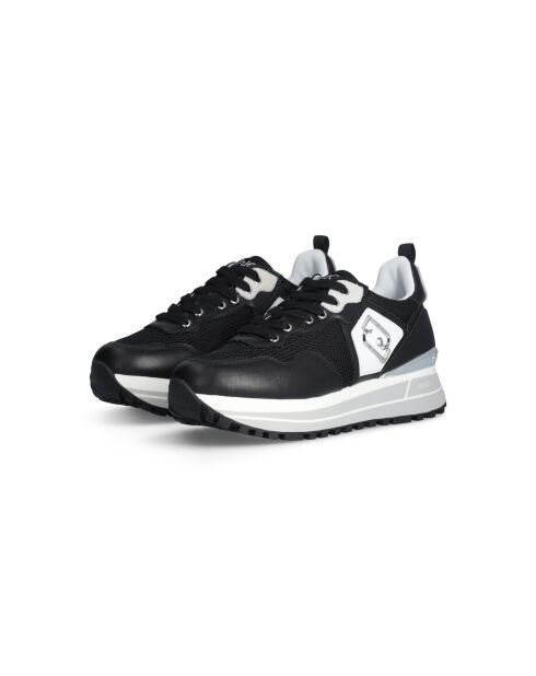 Sneakers Maxi wonder en cuir Noires