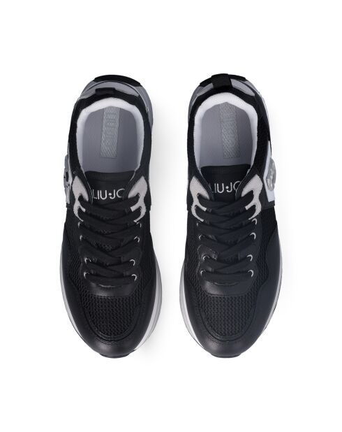 Sneakers Maxi wonder en cuir Noires