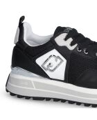 Sneakers Maxi wonder en cuir Noires