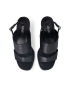 Sandales Karen en cuir Noires