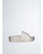 Mules Mykonos dorées