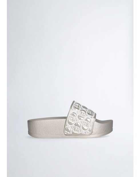 Mules Mykonos dorées