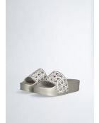 Mules Mykonos dorées