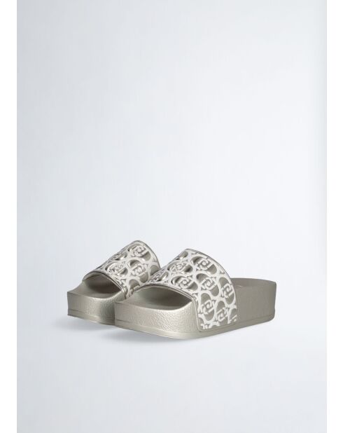 Mules Mykonos dorées