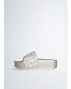 Mules Mykonos dorées