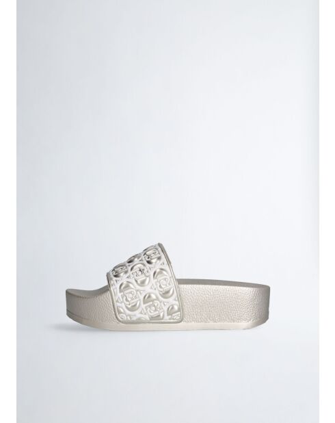 Mules Mykonos dorées