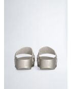 Mules Mykonos dorées