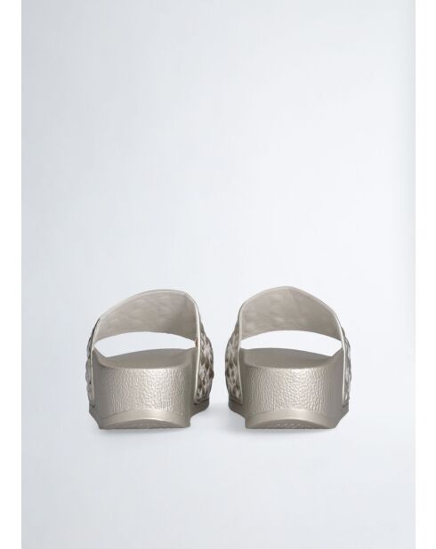 Mules Mykonos dorées