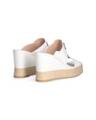 Sandales Karen en cuir Blanc Cassé