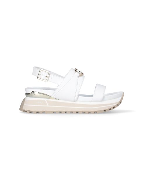 Sandales Maxi wonder en cuir Blanches