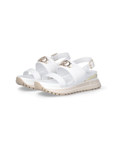 Sandales Maxi wonder en cuir Blanches