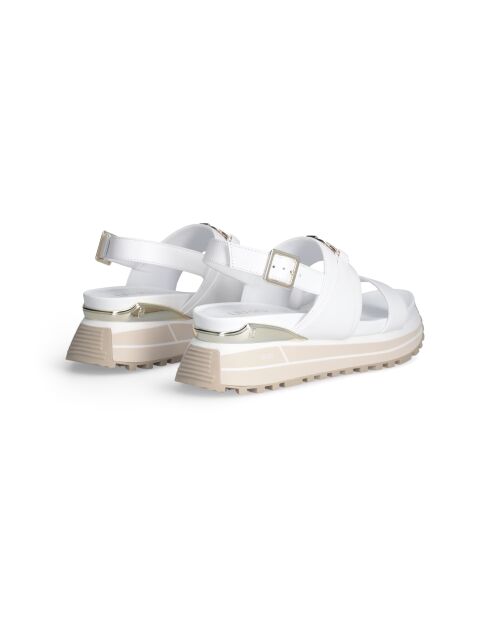 Sandales Maxi wonder en cuir Blanches