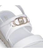 Sandales Maxi wonder en cuir Blanches