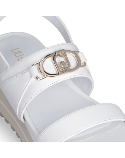 Sandales Maxi wonder en cuir Blanches
