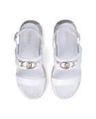 Sandales Maxi wonder en cuir Blanches