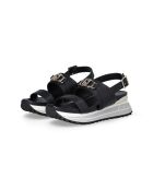 Sandales Maxi wonder en cuir Noires