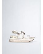Sandales Maxi wonder en cuir Python
