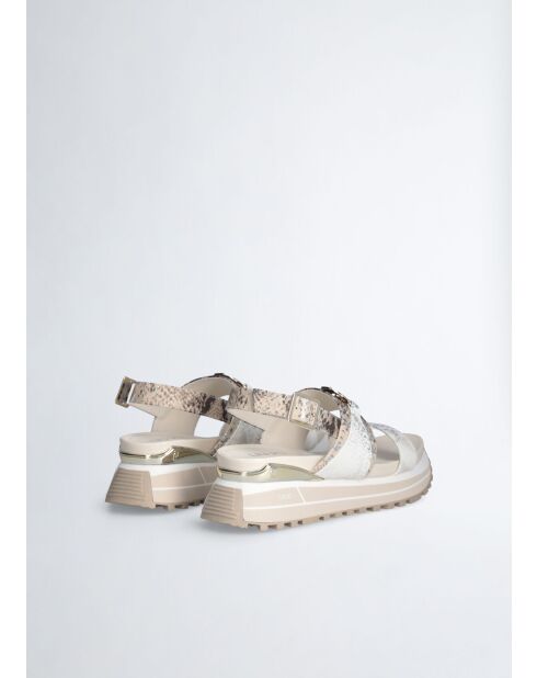 Sandales Maxi wonder en cuir Python