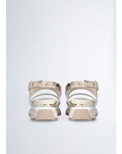 Sandales Maxi wonder en cuir Python