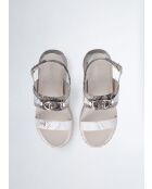 Sandales Maxi wonder en cuir Python
