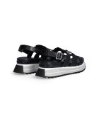 Sandali Maxi Wonder neri in pelle