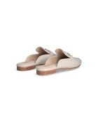 Mules Emel en cuir greige