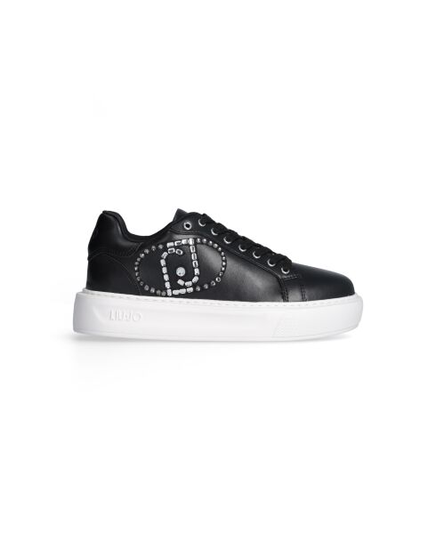 Sneakers Kylie en cuir Noires