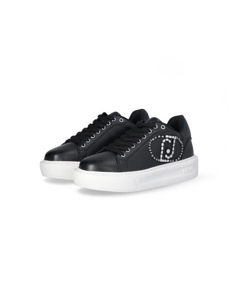 Sneakers Kylie en cuir Noires