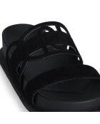 Loren sandalen van zwart suède