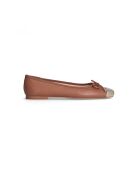 Ballerines  Dafne en cuir marron