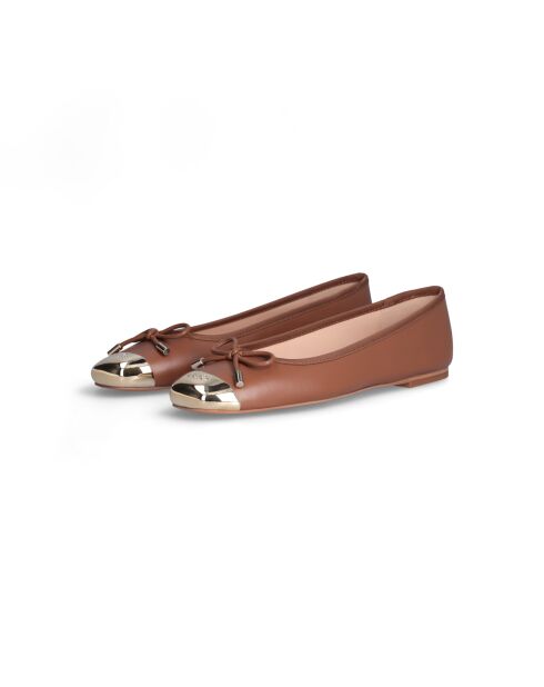 Ballerines  Dafne en cuir marron