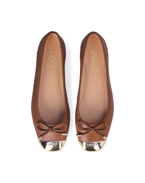 Ballerines  Dafne en cuir marron