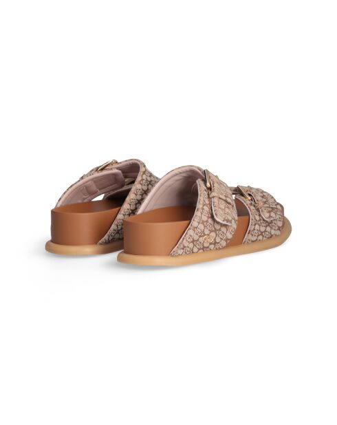 Biscuit Loren suède sandalen