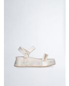 Sandales FRIDA Crème