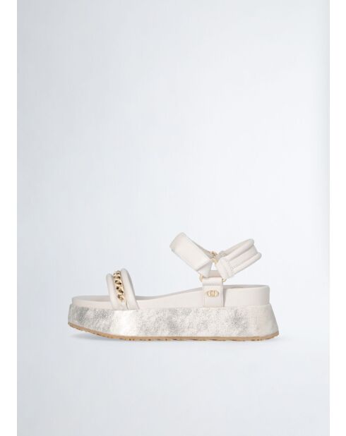 Sandales FRIDA Crème