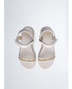 Sandales FRIDA Crème