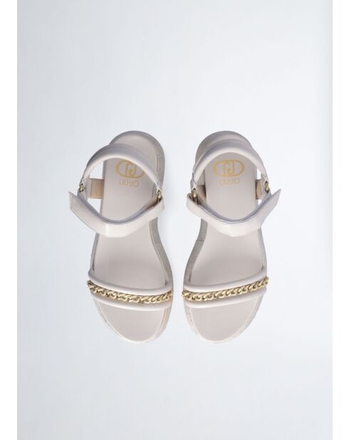 Sandales FRIDA Crème