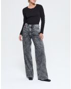 Amui schwarzes Langarmshirt