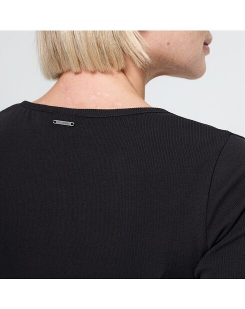 Amui schwarzes Langarmshirt