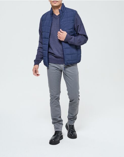 Foloko SM marineblaue ärmellose Jacke