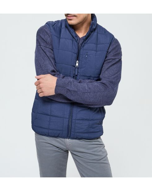 Foloko SM marineblaue ärmellose Jacke